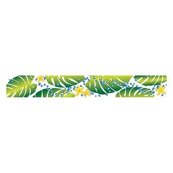 Image of Green Leaf Eco Babe 6-Inch Tattoo