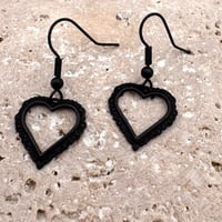 Image 1 of Open Heart Earrings