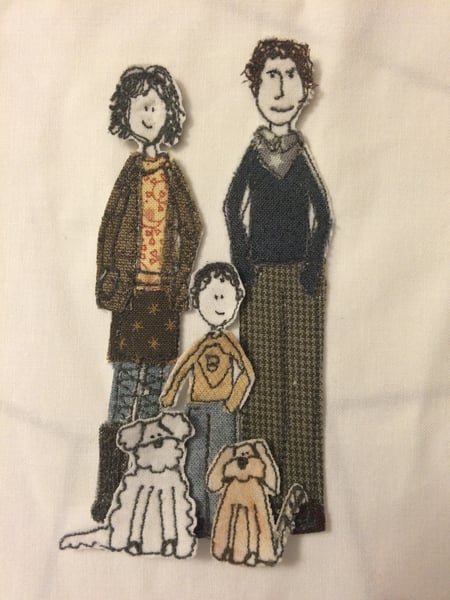 Image of Family portraits in stitch