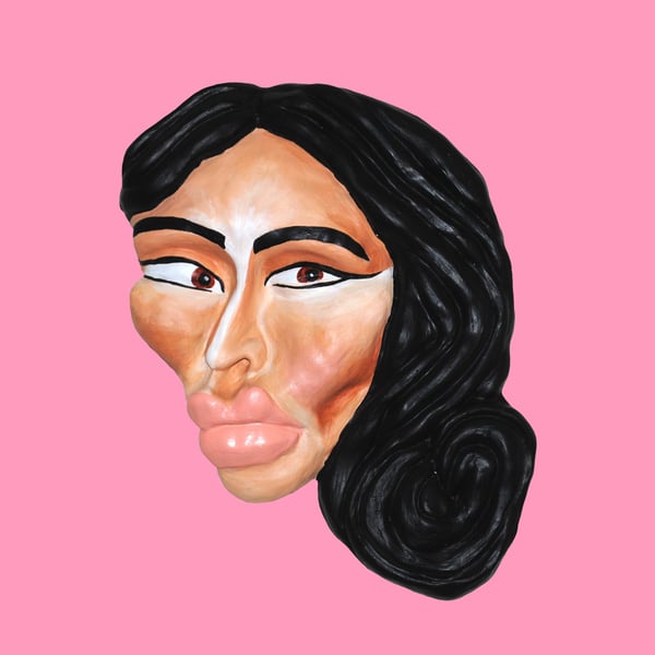 Image of "Contour Kim" wall mask