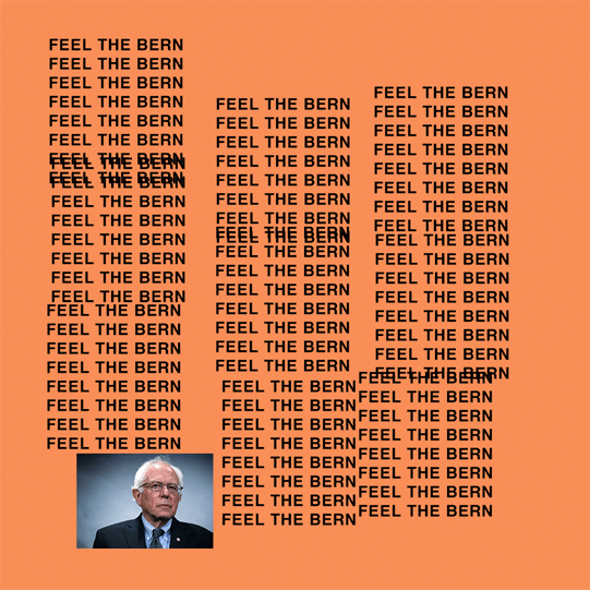 Image of Feel The Bern Pablo Sticker