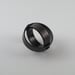 Image of 7MM INFINITY RING — BLACK / SILVER