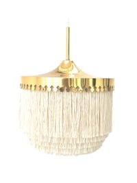 Image 1 of Fringed Pendant Light by Hans Agne Jakobsson