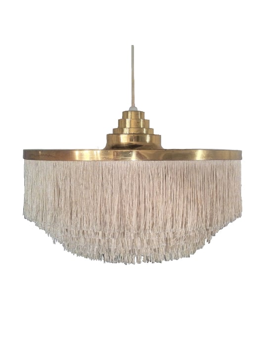 Image of Large Fringed Pendant Light by Hans Agne Jakobsson [Archive]