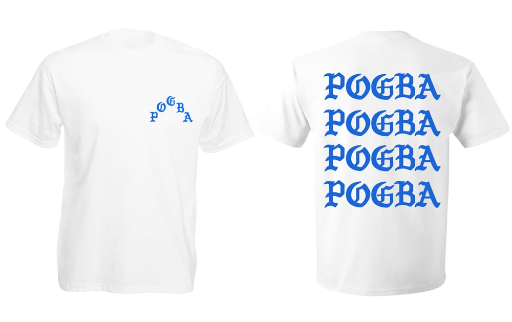 Image of Pogba White Short Sleeve T-Shirt