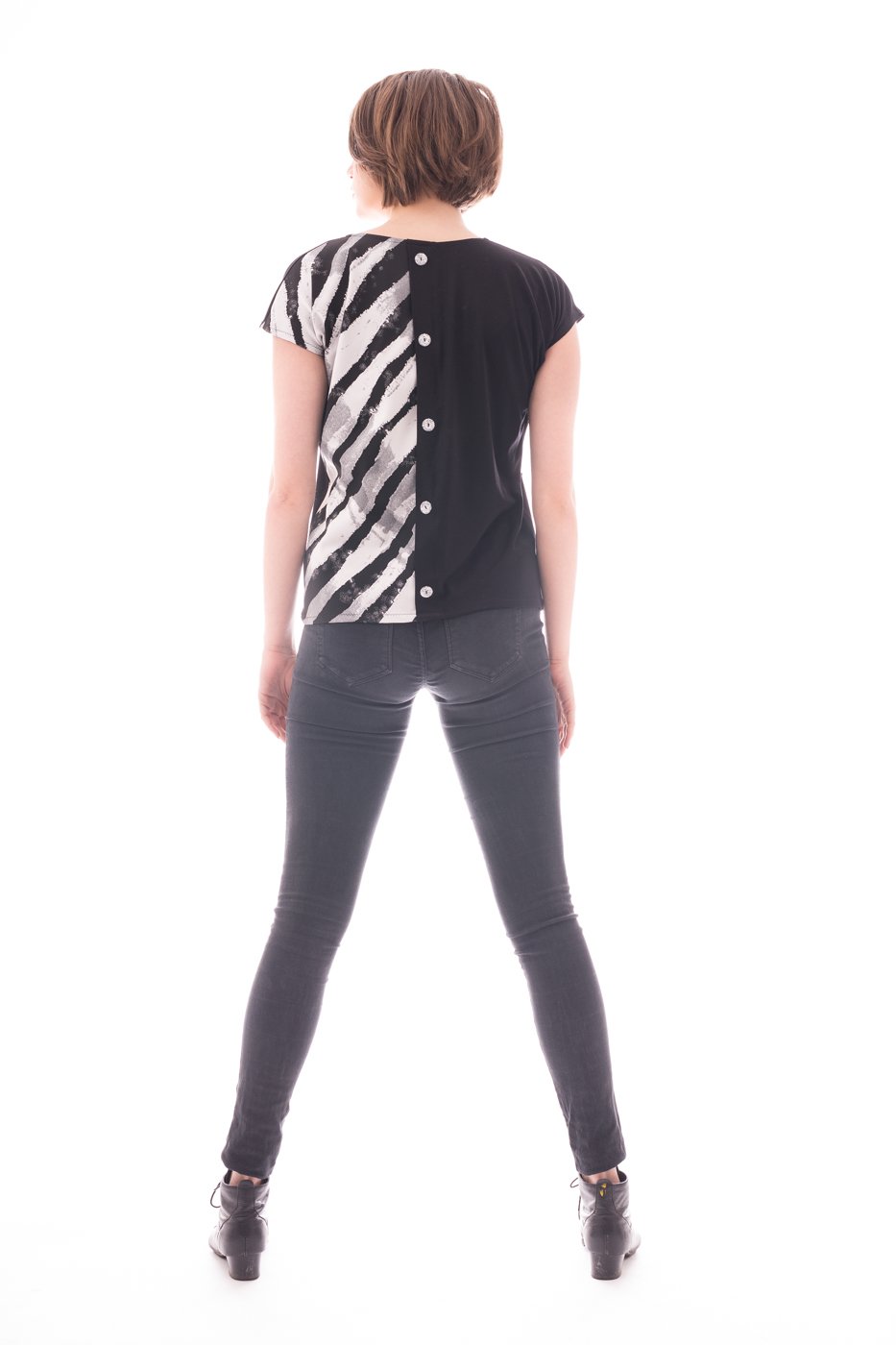 Image of Shirt BATARA black/white