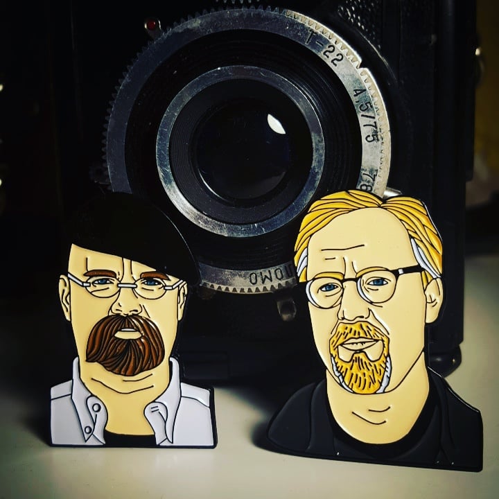 Image of Jamie and Adam Mythbusters Lapel Pins