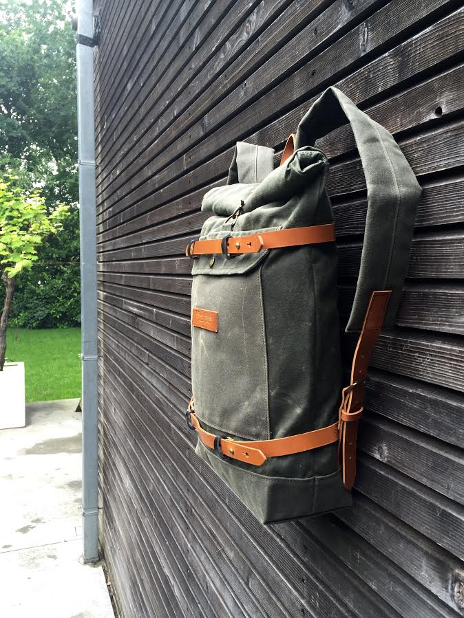 Dakota waxed canvas rucksack sale