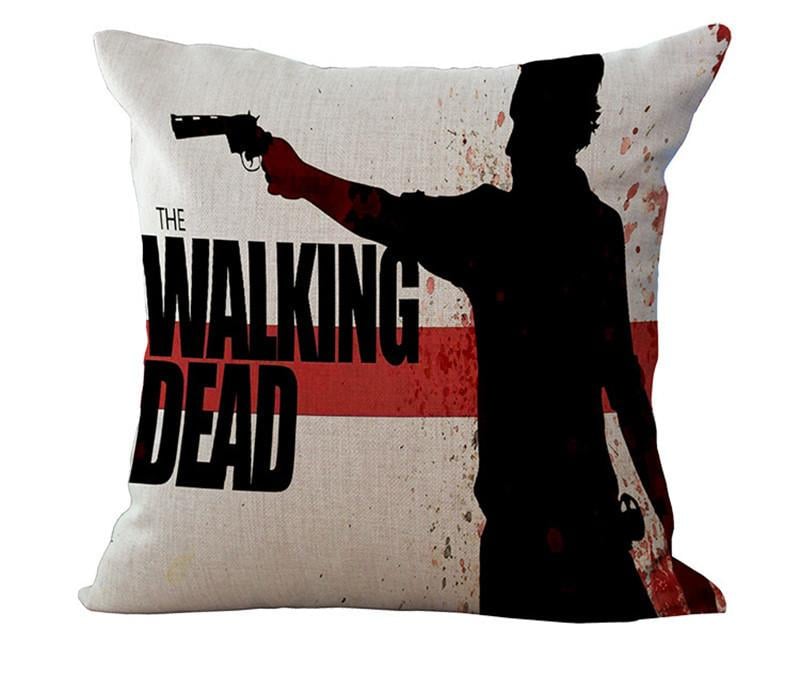 The Walking Dead Pillow Cases Linen Cotton The Walking Dead Fan Shop