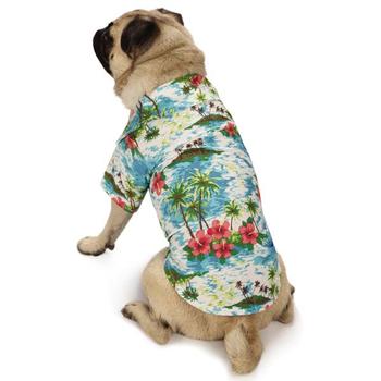 Image of Casual Canine Hawaiian Breeze Dog Camp Shirt 