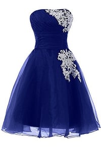 Image 1 of Lovely Short Royal Blue Homecoming Dresses , Short Prom Dresses, Party Dresses
