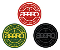 AGGRO Brand "Circle Shield" Sticker
