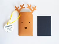 Image 1 of 2 x Reindeer Envelope Gift Tag