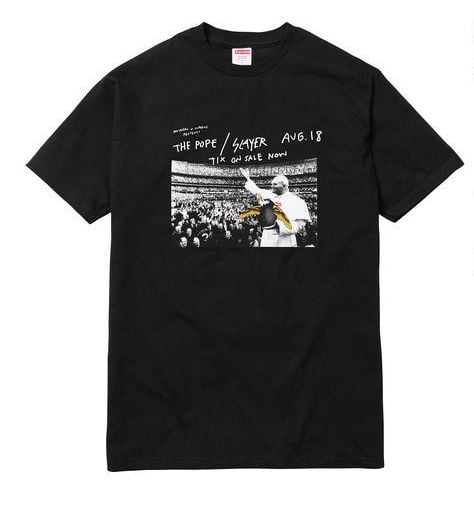 supreme antihero pope tee