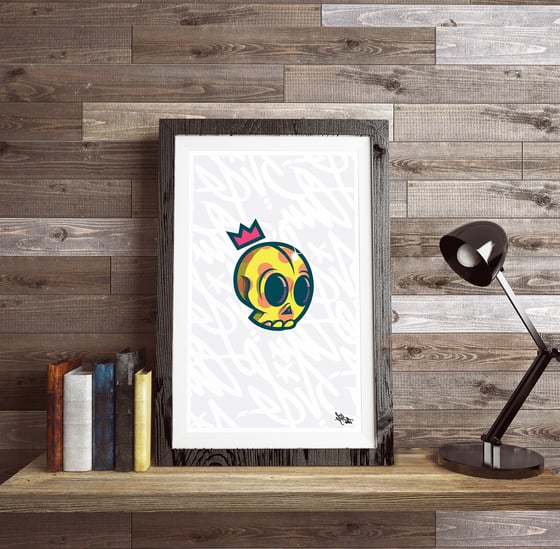 Image of "SKULL KING" Art Print