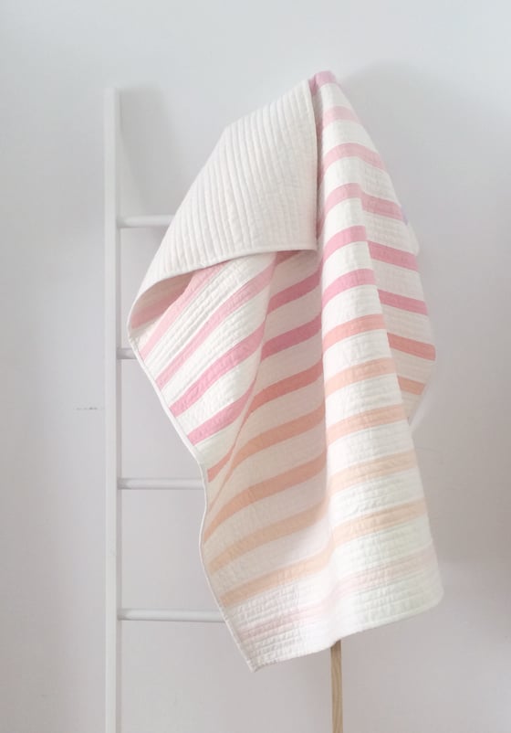 Image of Sherbet Stripe Quilt