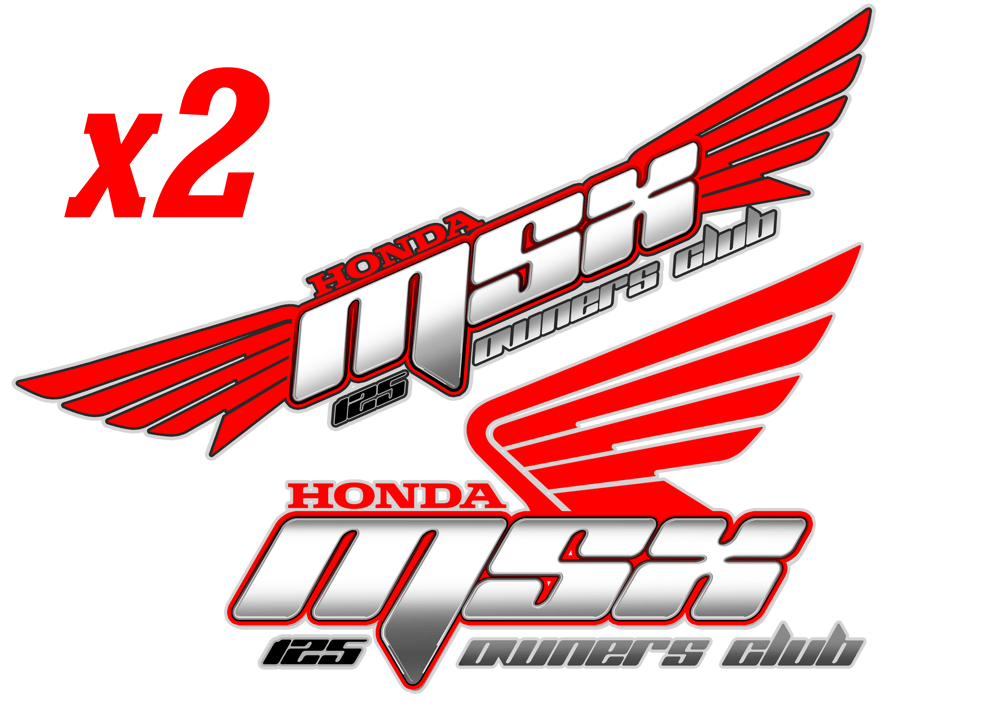 Image of Both Honda MSX OC Stickers