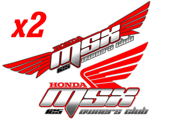 Image of Both Honda MSX OC Stickers