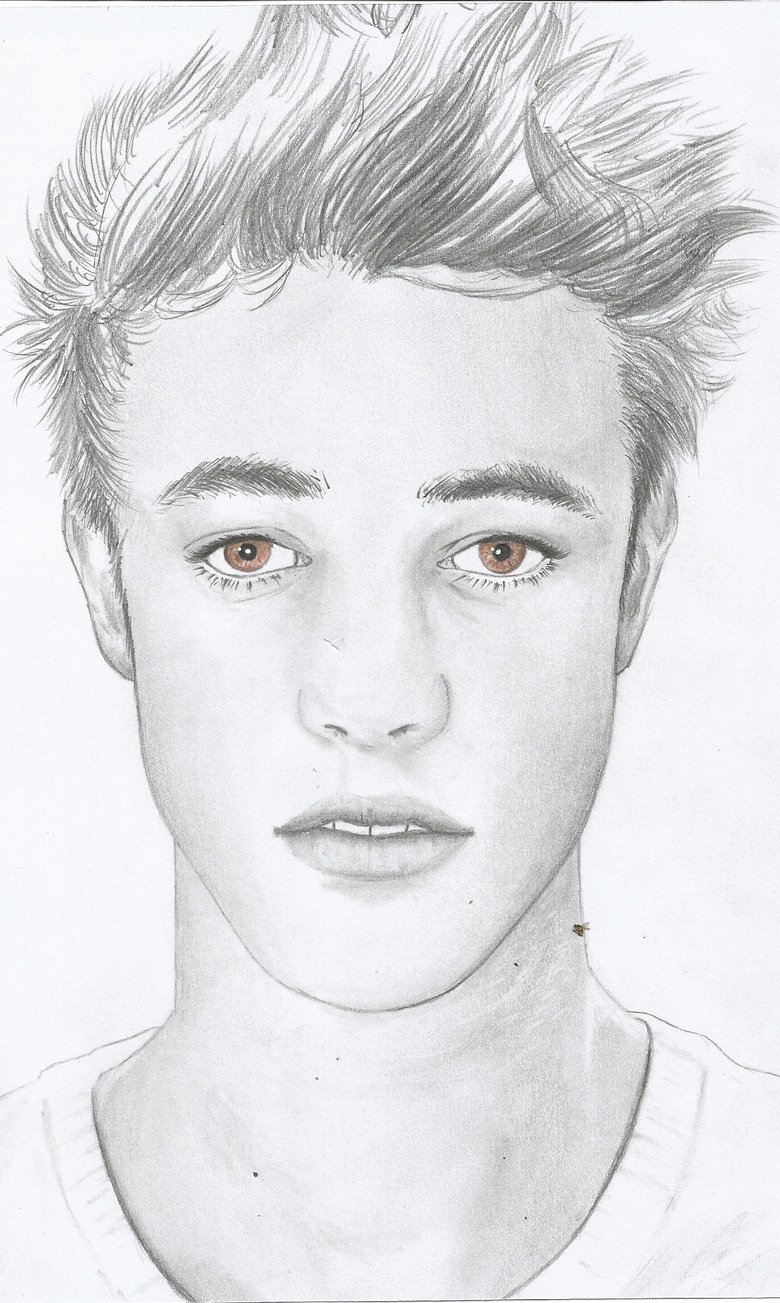 Image of Cameron Dallas, hand drawn portrait
