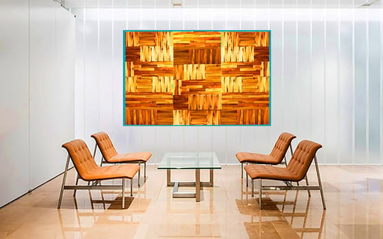 Image of 'NATURALLY PUZZLED' | Wood Wall Art | Wood Wall Sculpture | Modern Art | Original Corporate Art