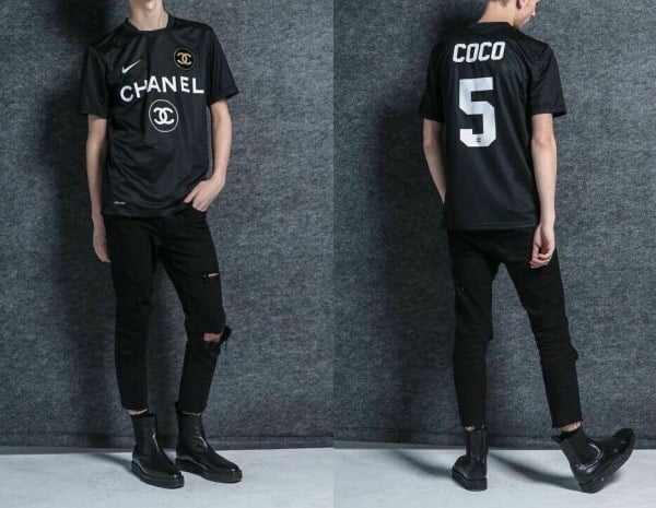 Black nike x Chanel jersey / Trillesttr3ndz
