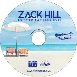 Image of Zack Hill - Summer Sampler 2014 (CD)
