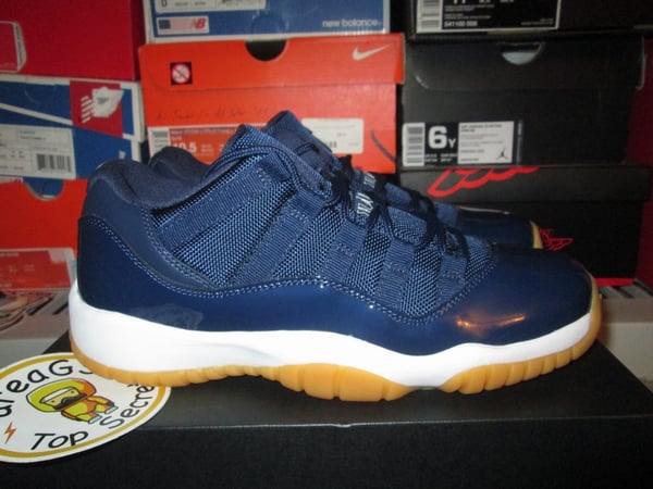 Air Jordan XI (11) Retro Low "Midnight Navy/Gum" - areaGS - KIDS SIZE ONLY