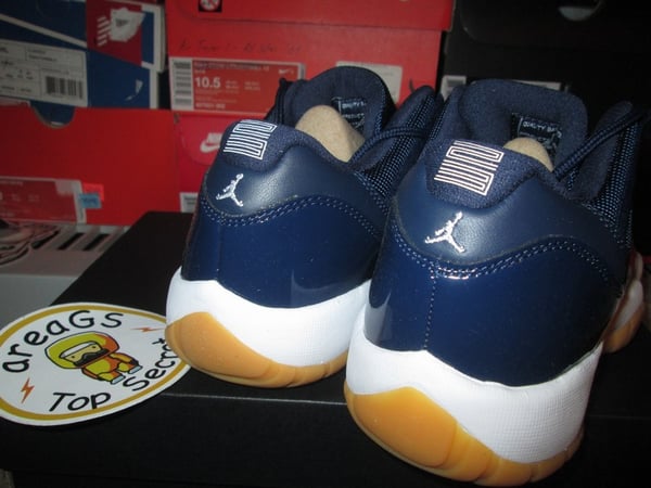 Air Jordan XI (11) Retro Low "Midnight Navy/Gum" - areaGS - KIDS SIZE ONLY