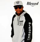 Image 2 of Blessed 365 Hooded Sweatshirt - Oxford/Black