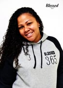 Image 4 of Blessed 365 Hooded Sweatshirt - Oxford/Black