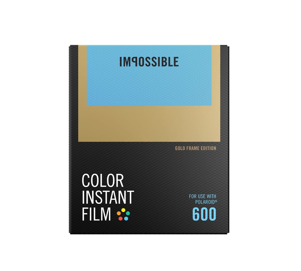 Image of 600 COLOUR FILM, GOLD FRAME, 