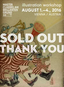 Image of SOLD OUT: 4 day illustration workshop in Vienna, Austria