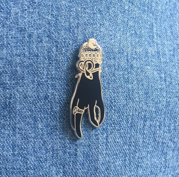 MOON CEREMONY — WITCH HAND PINS - SILVER EDITION