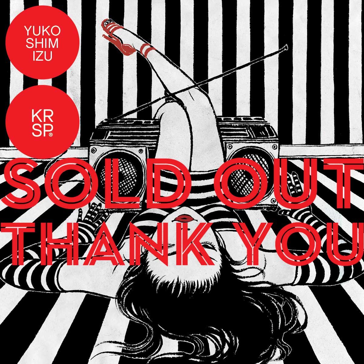 SOLD OUT KRSP x Yuko collaboration T shirts 1/2