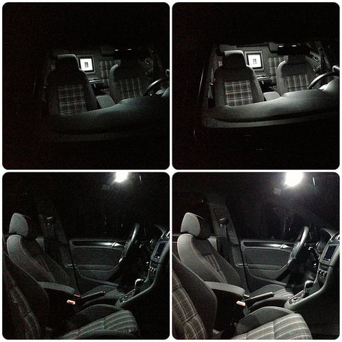 Image of 13pc Complete Interior/Exterior LED Kit ERROR FREE Fits: 99-05 Volkswagen MK4 Jetta 4-Door
