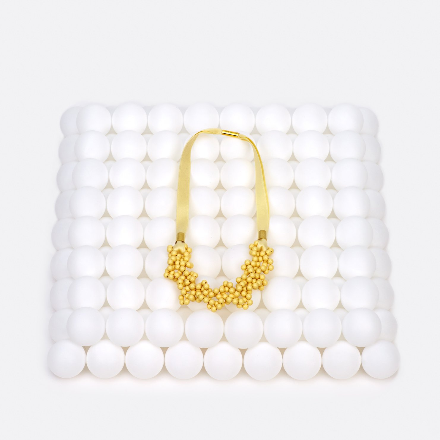 Image of Lemon bubble necklace