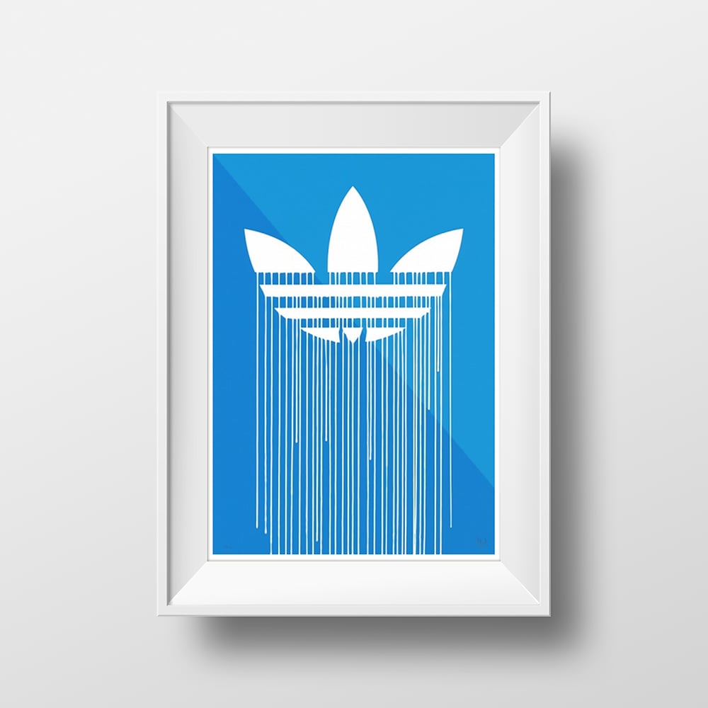 絵画 STATIC LUXURY VANDALS Main Edition Liquidated Adidas' by Zevs | GPJ ART