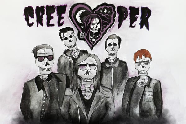 Image of CREEPER 2015 Line-Up Print