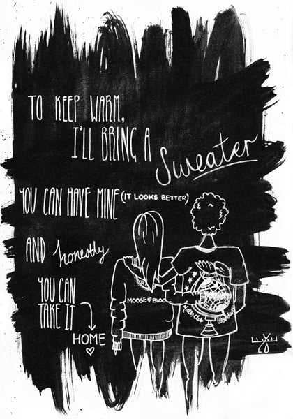 Image of Moose Blood - Bukowski, Print
