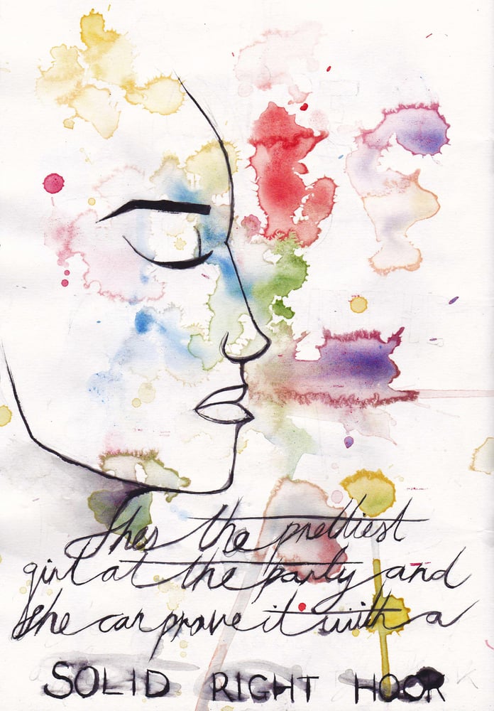 Image of Frnkiero andthe Cellabration - 'Prettiest Girl', Print