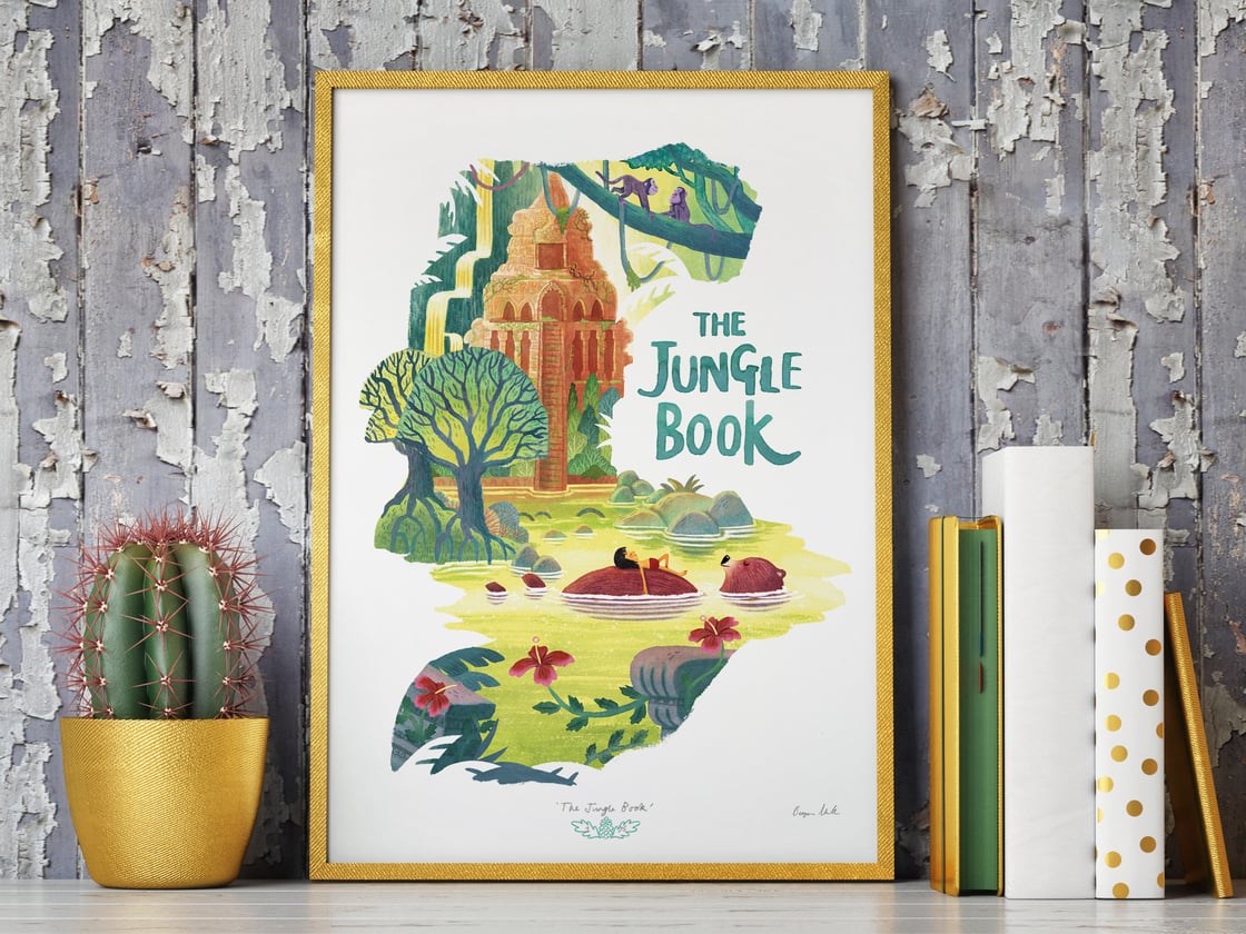Image of 'The Jungle Book' - A3 ltd edition giclee print