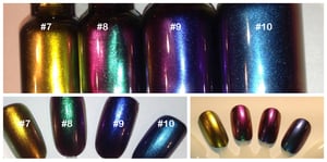 Image of Ultra Chameleon Chromes (DRY PIGMENT FORM) 1, 2, 5 and 10 gr.<p> 13 Colors Available