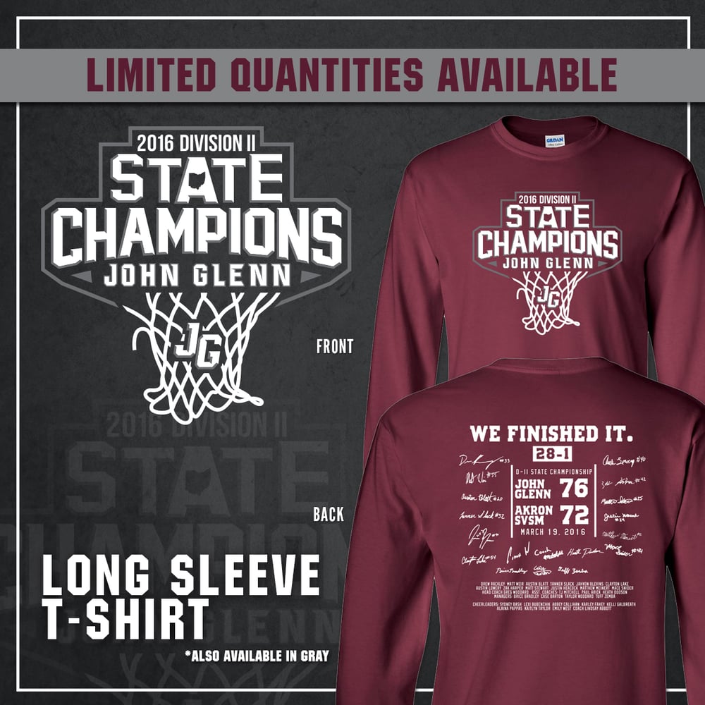 John Glenn Muskies 2016 State Champions Long Sleeve T Shirt Storied Rivals