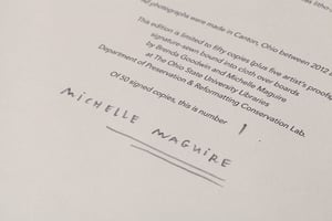 Image of Limited-edition Artist's Book: images by Michelle Maguire, words by Aaron Beck