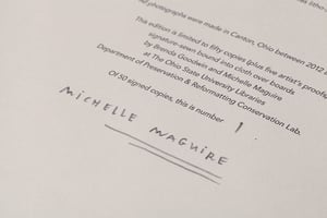 Image of Limited-edition Artist's Book: images by Michelle Maguire, words by Aaron Beck