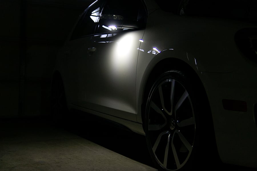 Image of Puddle LED Set - Crisp White - No Errors - Lifetime Warranty fits: Volkswagen CC 