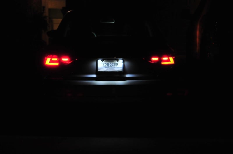 Image of Complete LED License Plate Housing fits: MK5 Golf/GTI