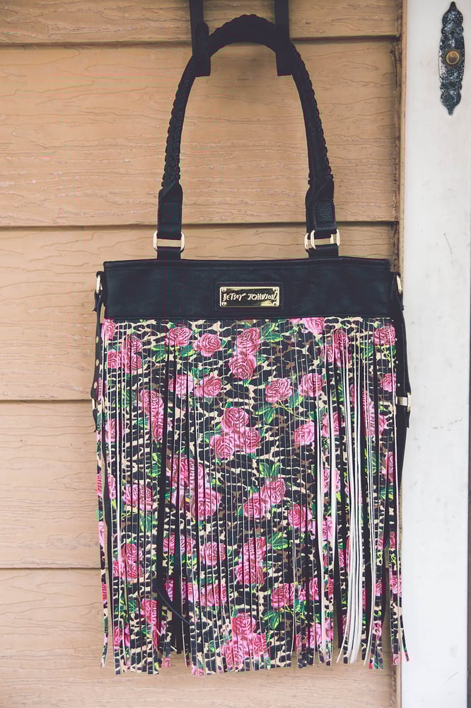 Image of Betsey Johnson Fringe Purse
