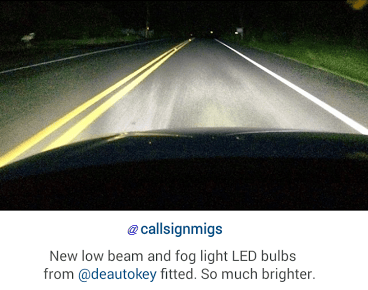 Image of Complete LED Fog Light Kit fits: MK5 Jetta/Golf & Passat B6