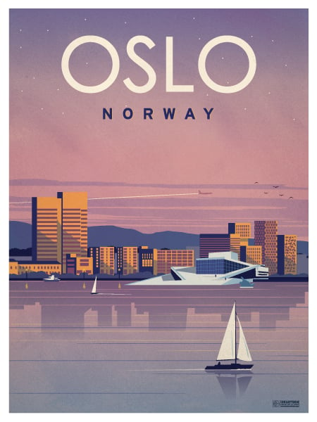 IdeaStorm Studio Store — Oslo Poster